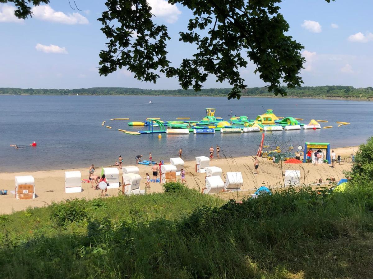 Seeliebe Mit Sauna Und Nur 50 Mtr. Bis Zum Strand Senftenberg Exterior foto