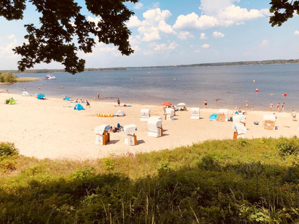 Seeliebe Mit Sauna Und Nur 50 Mtr. Bis Zum Strand Senftenberg Exterior foto